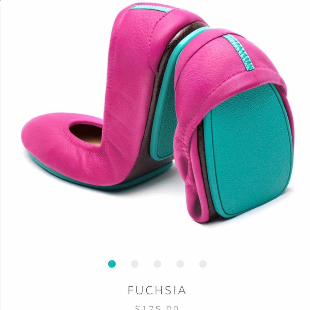 Fuschia Tieks ballet flats